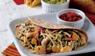 California Dreamin’ Chicken Taco with Peach Slaw
