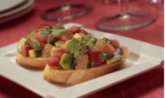 Grapefruit Avocado Bruschetta