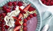 BOL DE SMOOTHIE FRAMBOISE-RIZ