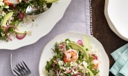 SALADE DE RIZ, CREVETTES ET VERDURES