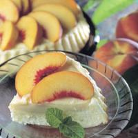 Peaches and Cream Torte