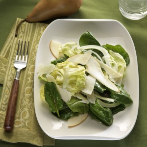 Recipe 2_Pear and Spinach Salad with Parmesan Vinaigrette_48PBN