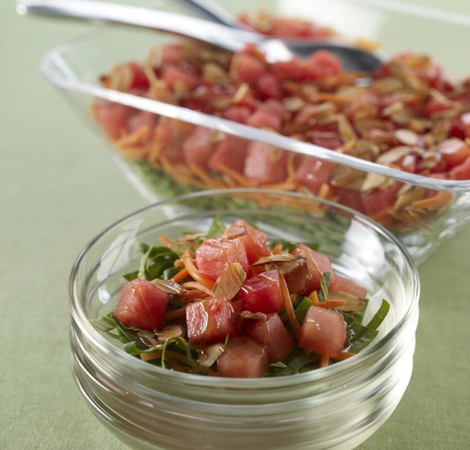 Gingered Japanese Watermelon Salad