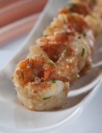 Medjool Date Honey Glazed Shrimp