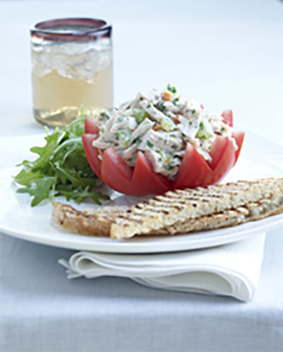 Best Chicken Salad Stuffed Florida Tomato Crowns