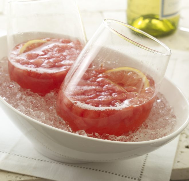 Boisson pétillante à la pastèque